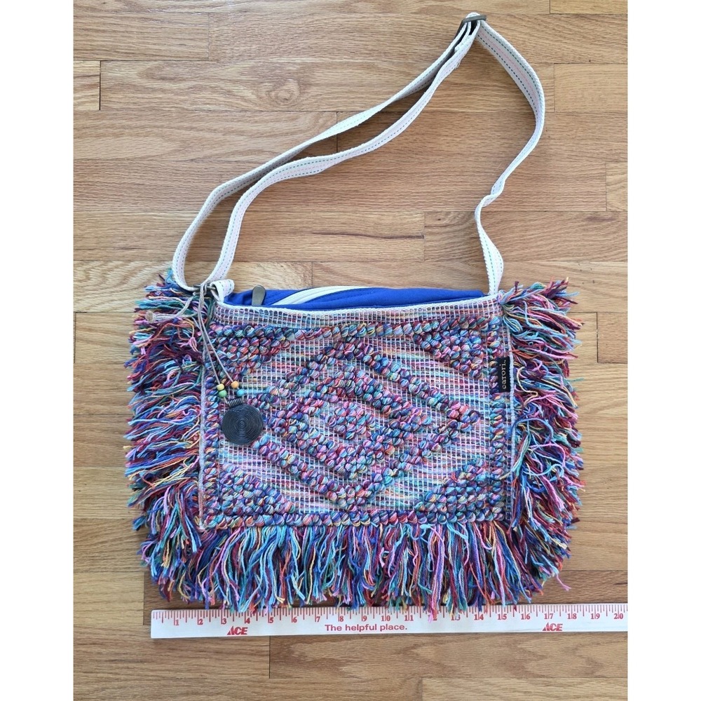Catori Handbag Crossbody Colorful Hippie Tassels Woven Boho